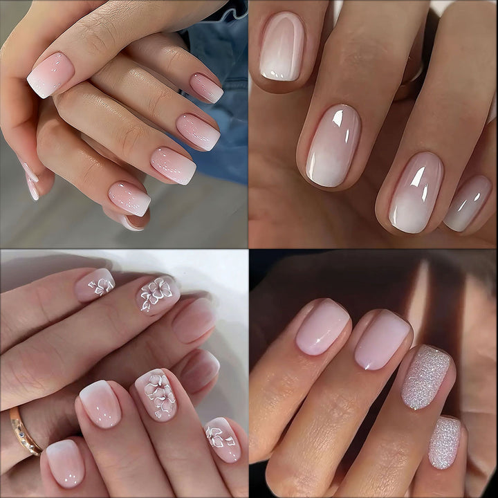 Elegant Long-Stiletto Glossy Press-On Nails