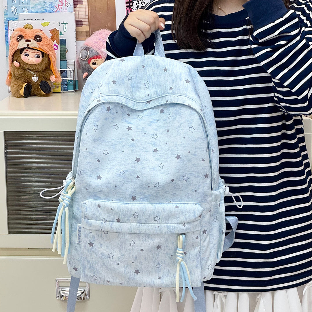 Durable Star-Patterned Casual Backpack Kalsten