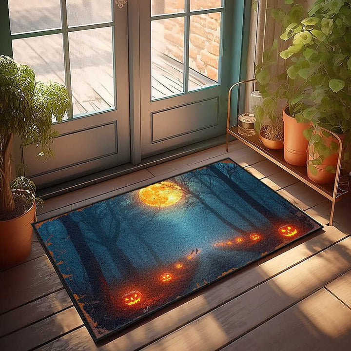 Halloween-Themed Decorative Area Mat for Home