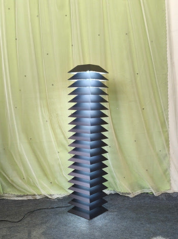 Decorative Floor Lamp with Modern Geometric Design