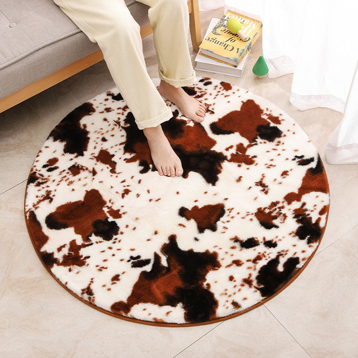 Soft Plush Round Area Rug for Home