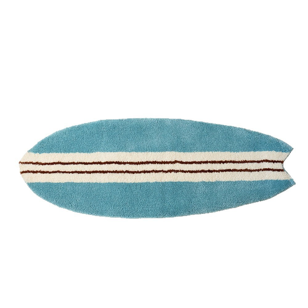 Surfboard-Shaped Decorative Bath Mat Kalsten