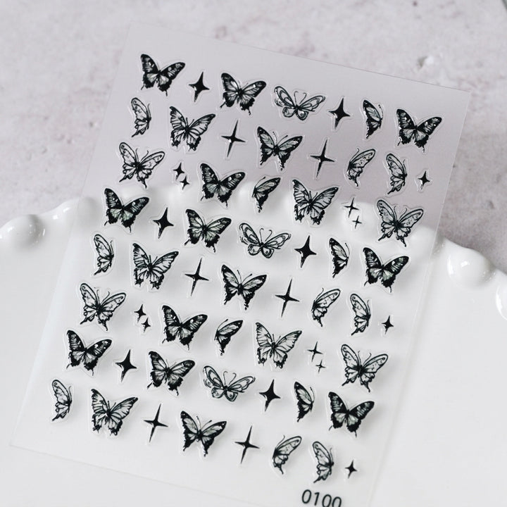Butterfly Nail Art Stickers