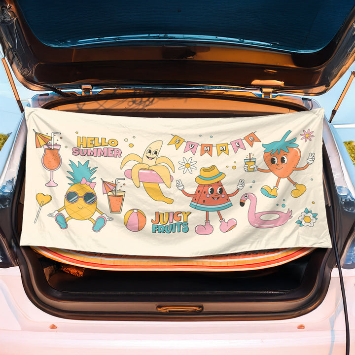 Trunk mat in creative flamingo design Kalsten