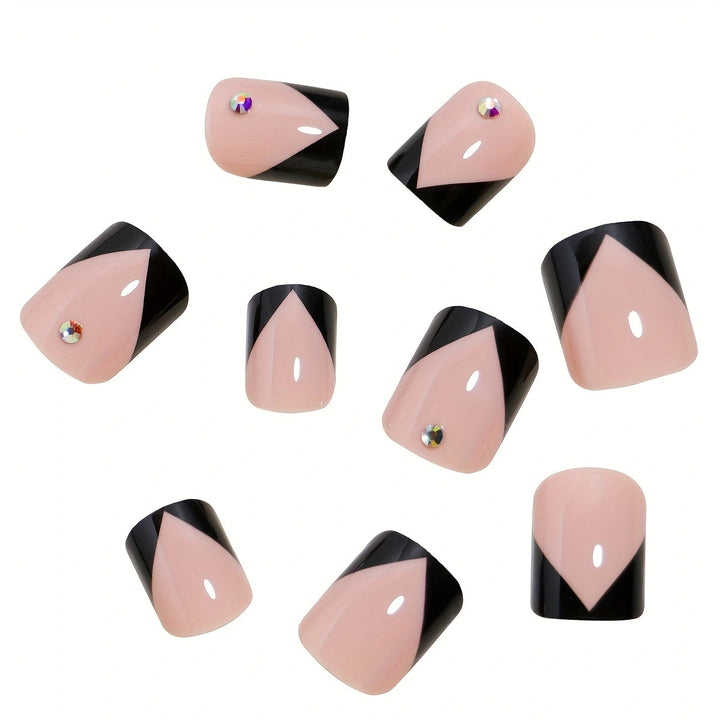 Artistic French Tip Nail Design Kalsten