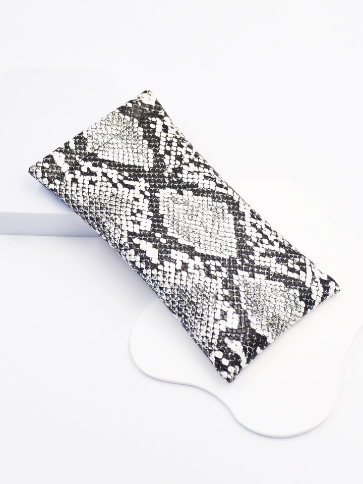 Stylish Snake Print Eyewear Case Kalsten