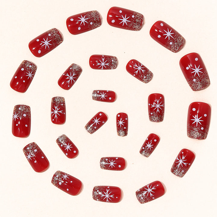 Festive Glitter Nail Art Kalsten