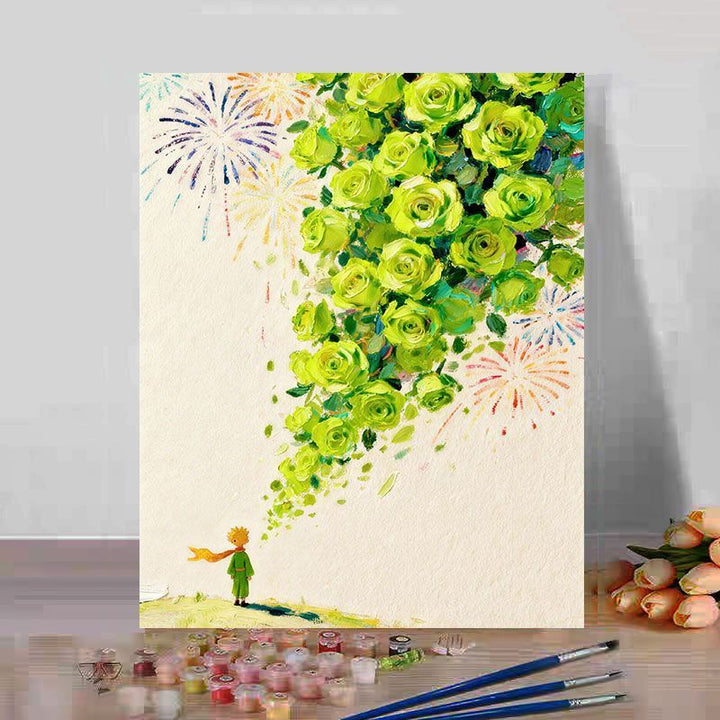 Floral Fantasy Art Canvas Print Kalsten