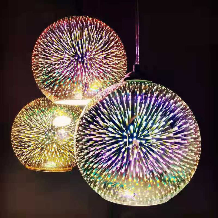Decorative Sparkling Glass Pendant Light