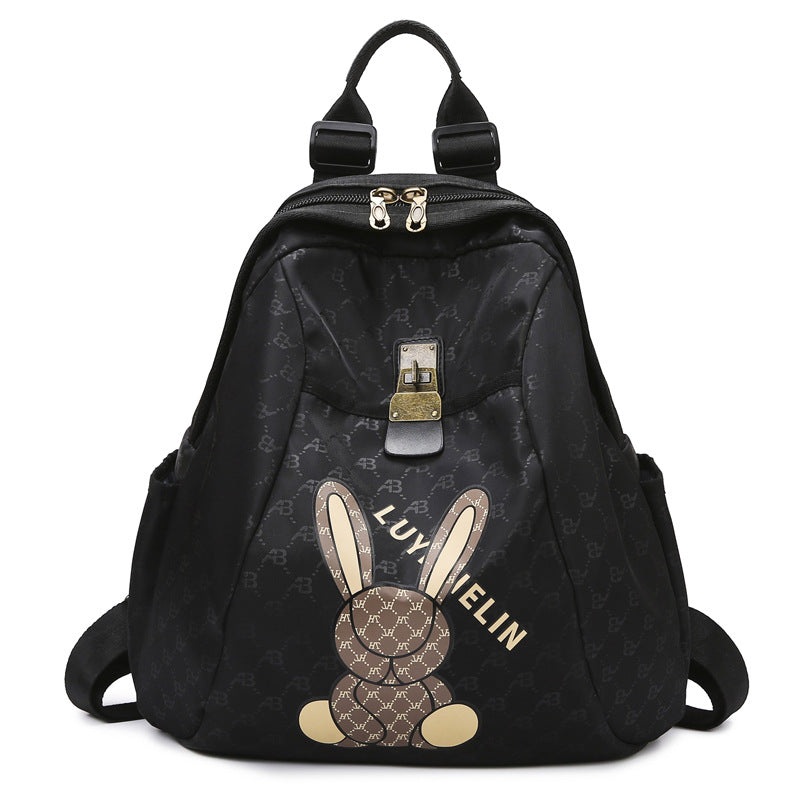 Cute Bunny Print Backpack Kalsten
