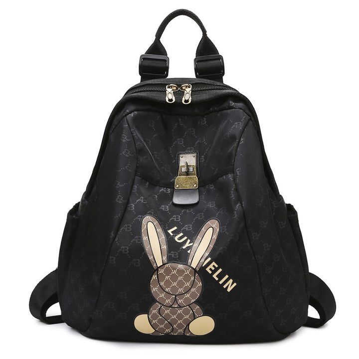 Cute Bunny Print Backpack Kalsten