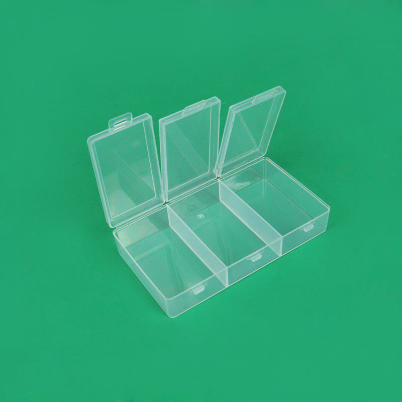 Multi-Compartment Clear Craft Storage Box Kalsten