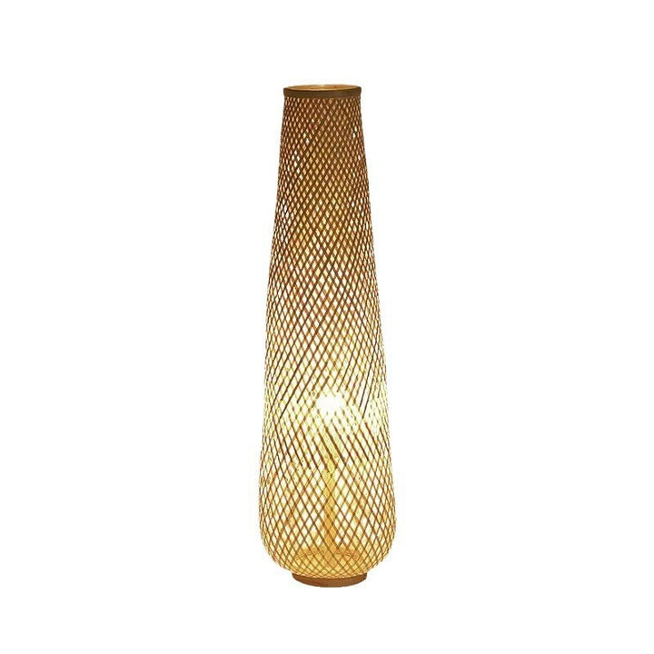 Artistic Rattan Floor Lamp