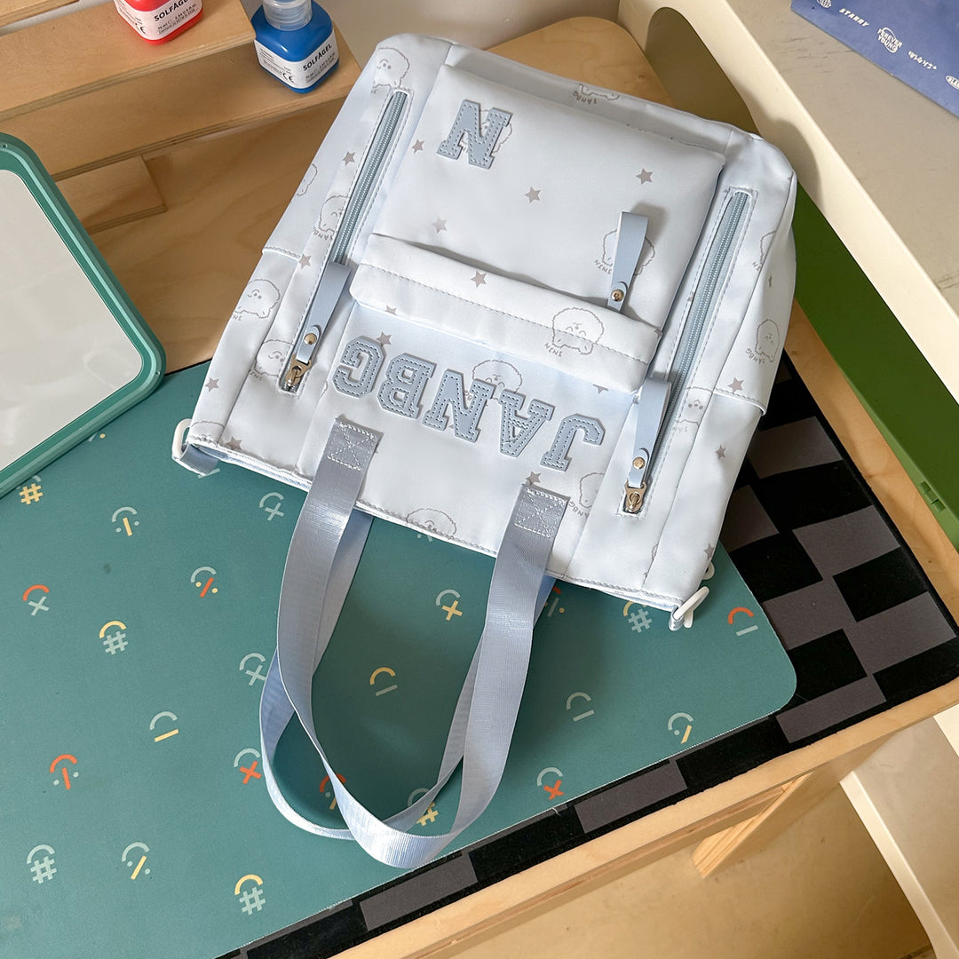 Casual Character-Embellished Backpack Kalsten