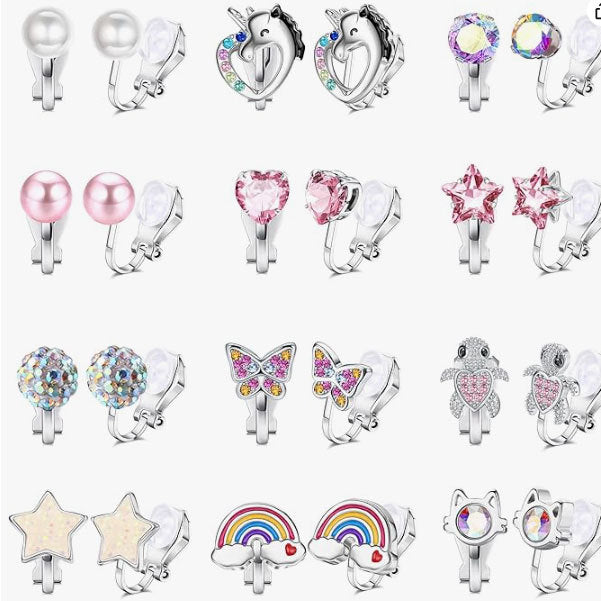 Charming Clip-On Earrings Set Kalsten