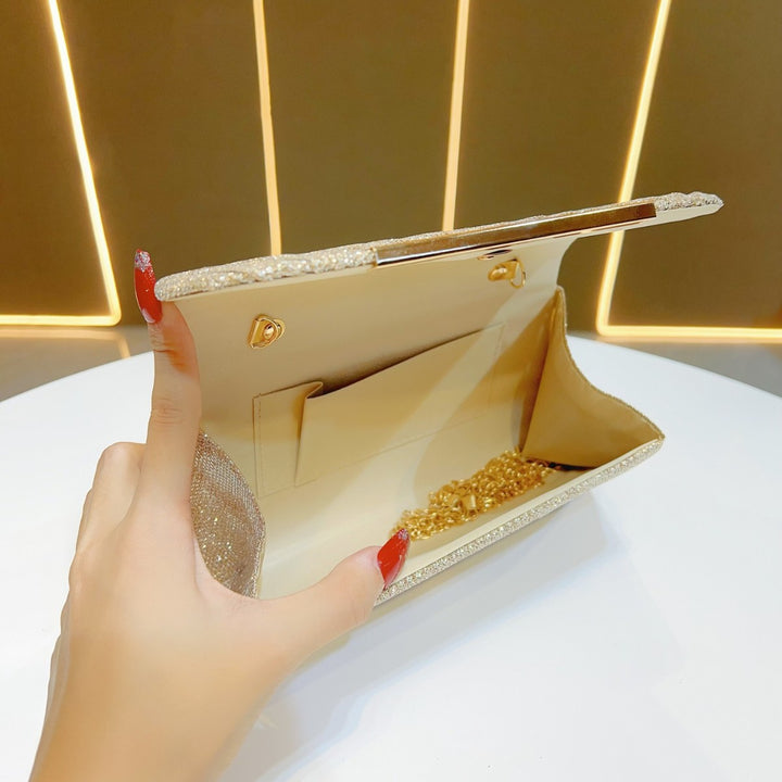 Elegant Textured Evening Clutch