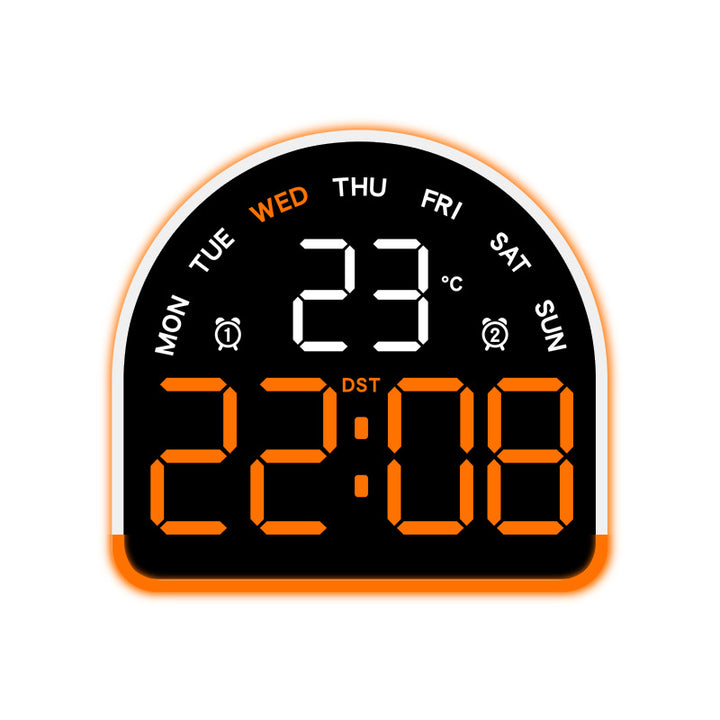 Digital alarm clock with temperature and day of the week display Kalsten