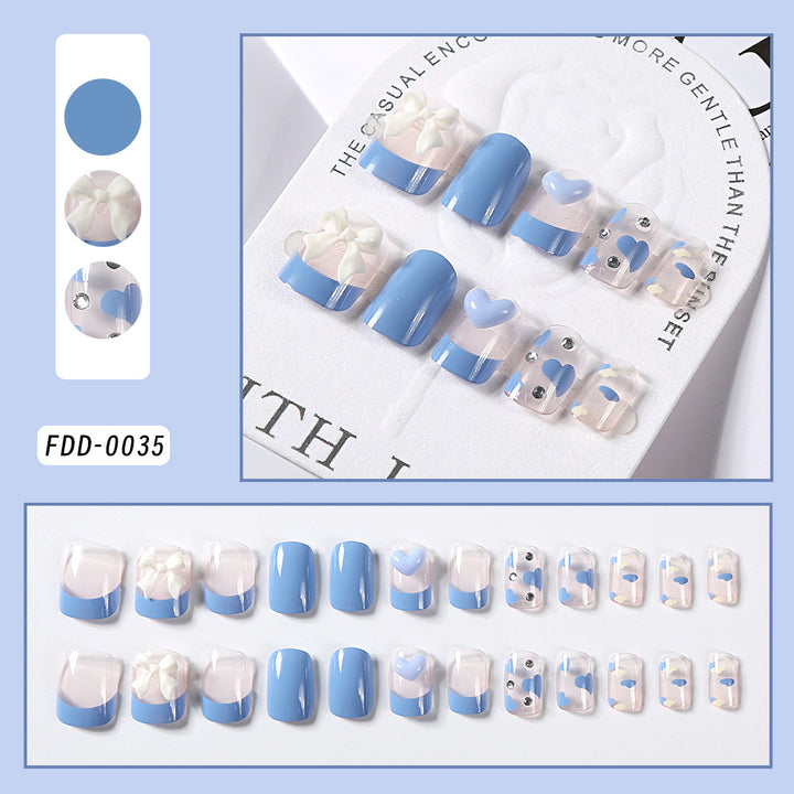 Halloween-Themed Spider Web Press-On Nails