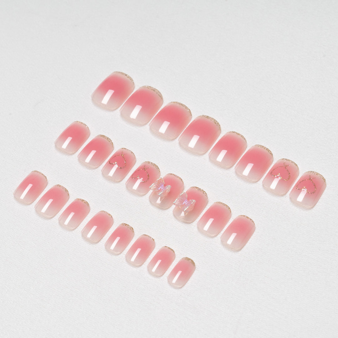 Decorative Acrylic Press-On Nail Art Set