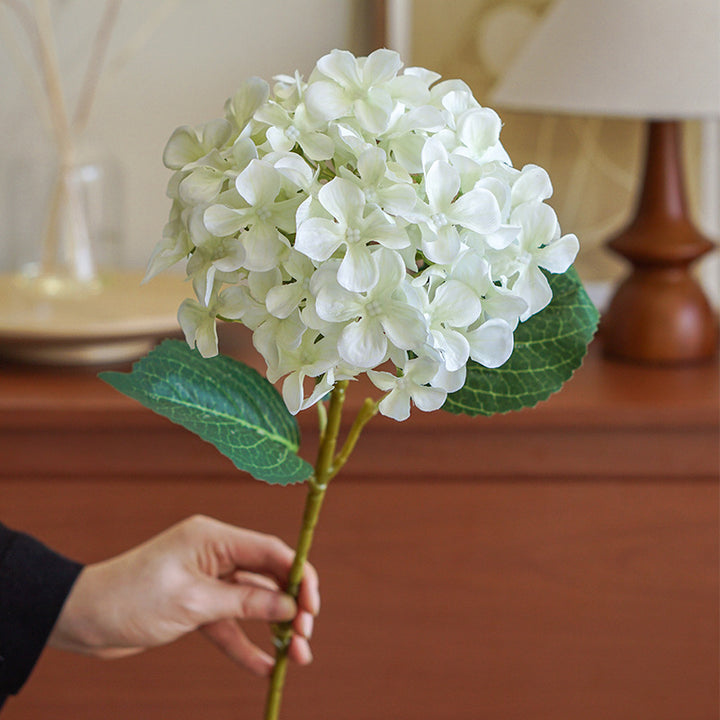 Lifelike Hydrangea Floral Stem