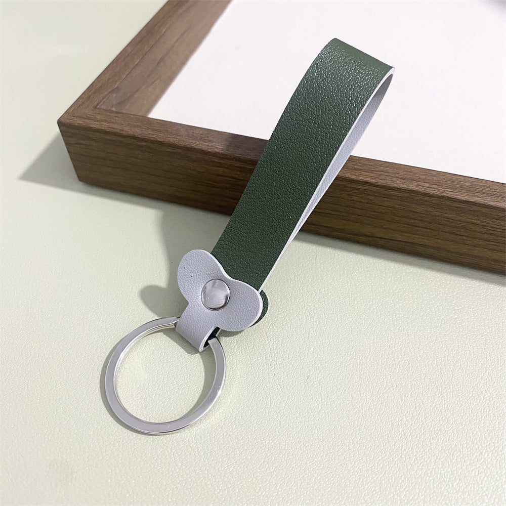 Floral Leather Keyring kalsten