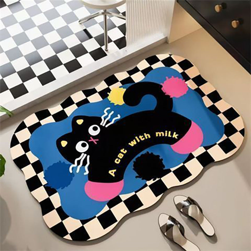 Pet-Themed Decorative Bath Mat Kalsten