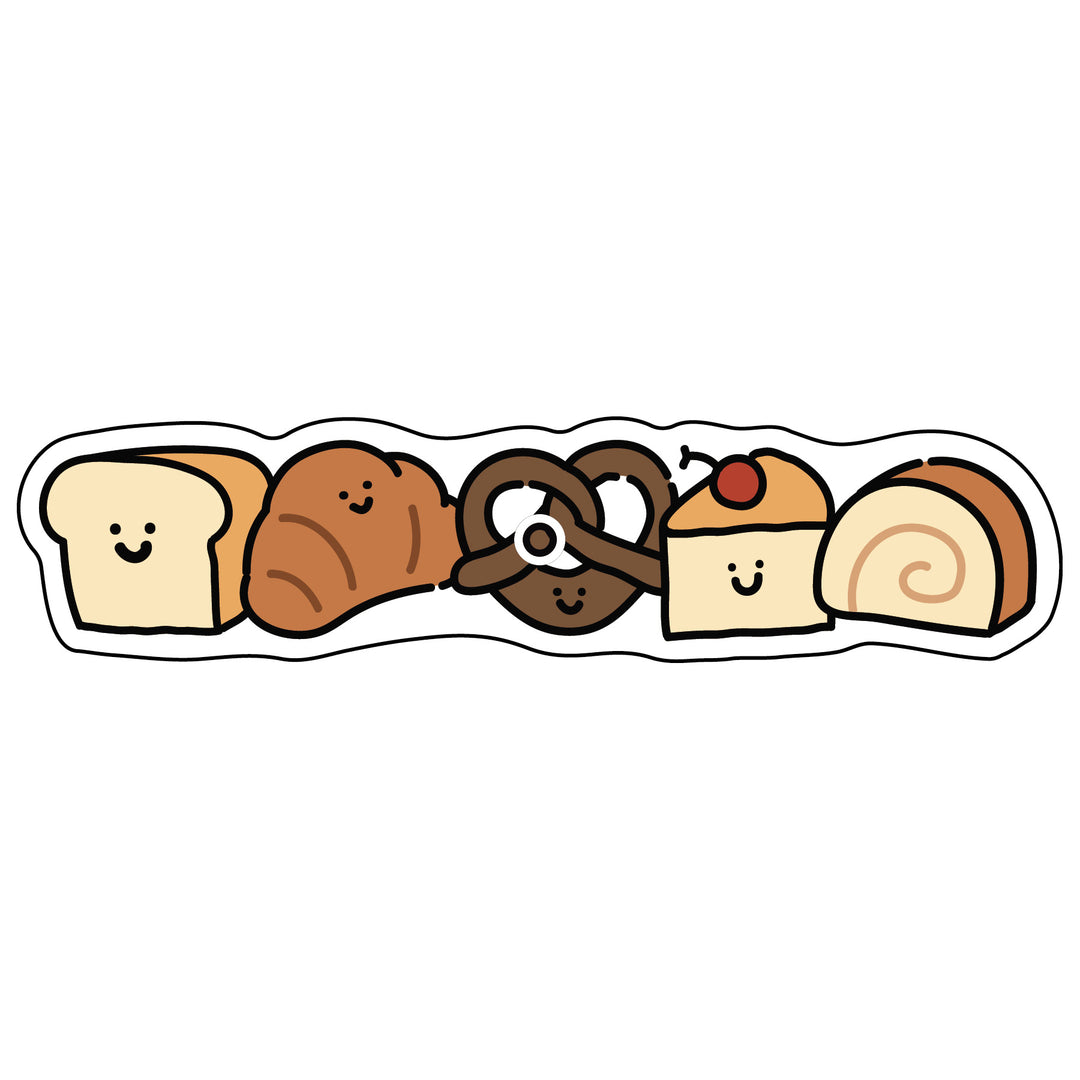 Decorative Absorbent Sink Mat with Cute Bread Cartoon Design