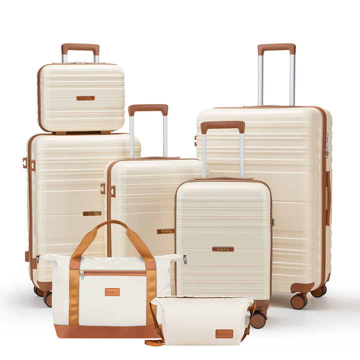 Unisex Versatile Expandable Hard Shell Travel Luggage Set Kalsten