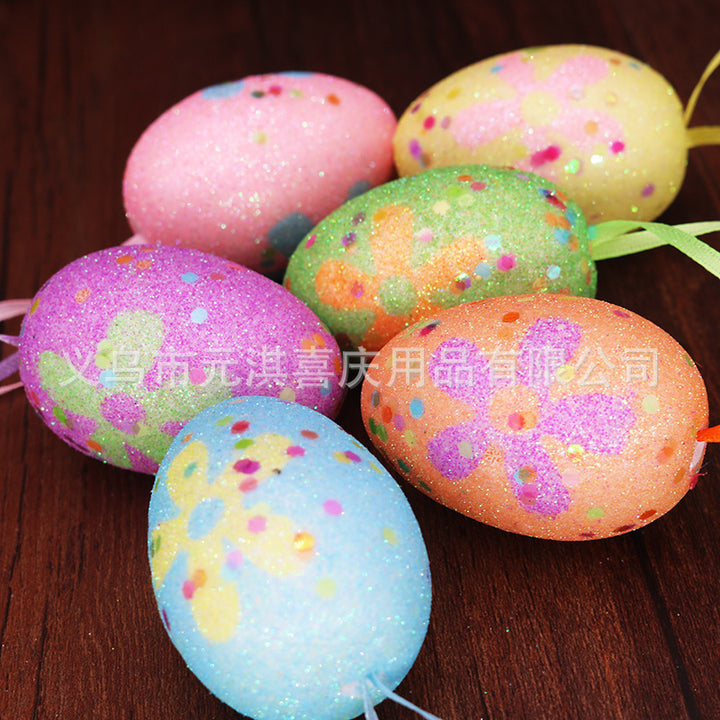 Decorative Glittered Easter Egg Ornaments Kalsten