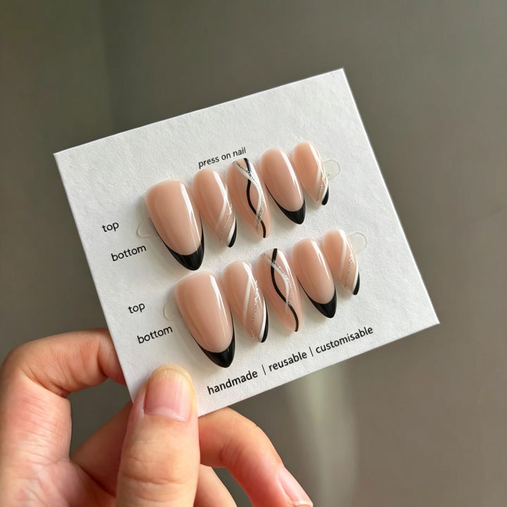 Customizable Artisanal Press-On Nail Set