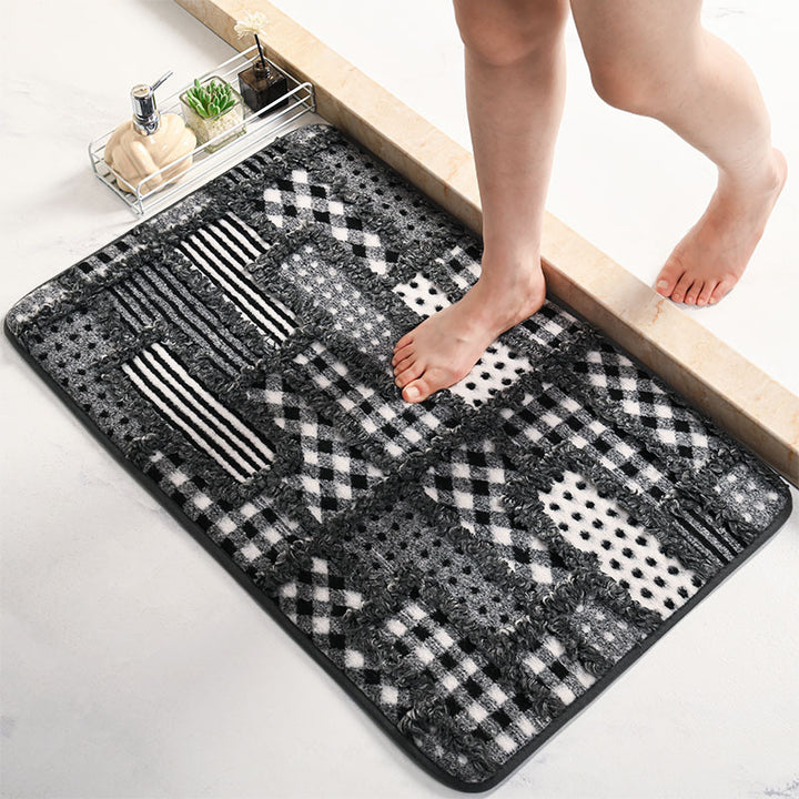 Textured Bath Comfort Rug Kalsten