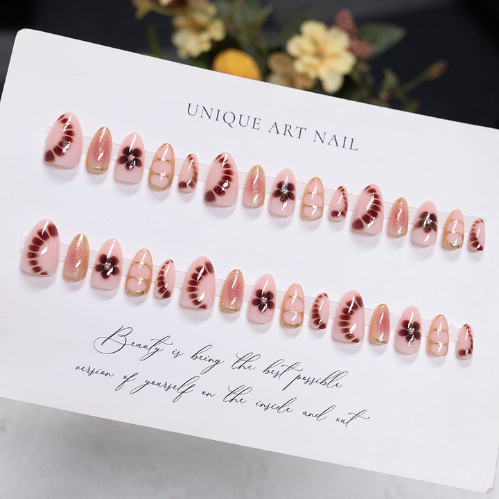 Elegant Floral Nail Art Set