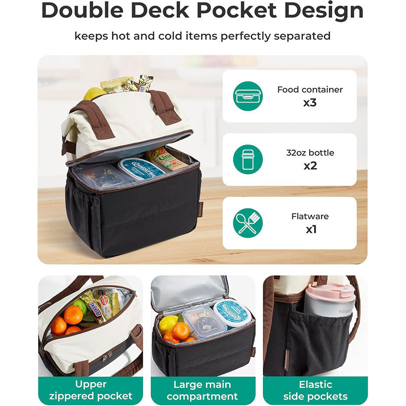 Insulated everyday bag with practical inner compartments Kalsten