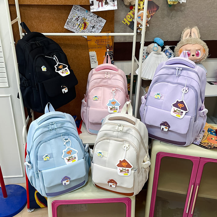 Decorative Multi-Pocket Backpack Kalsten