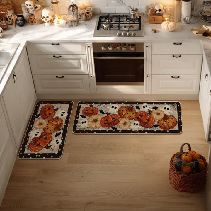Floral Pattern Kitchen Comfort Mat Set Kalsten