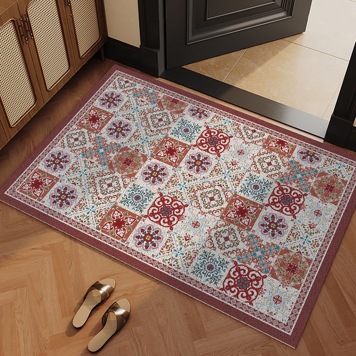 Elegant Geometric Pattern Entrance Mat