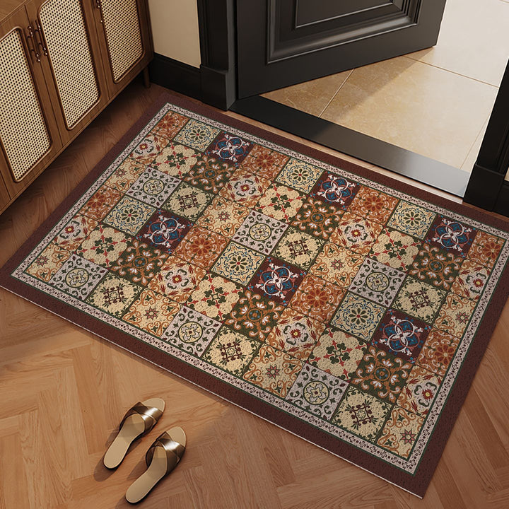 Elegant Geometric Pattern Entrance Mat