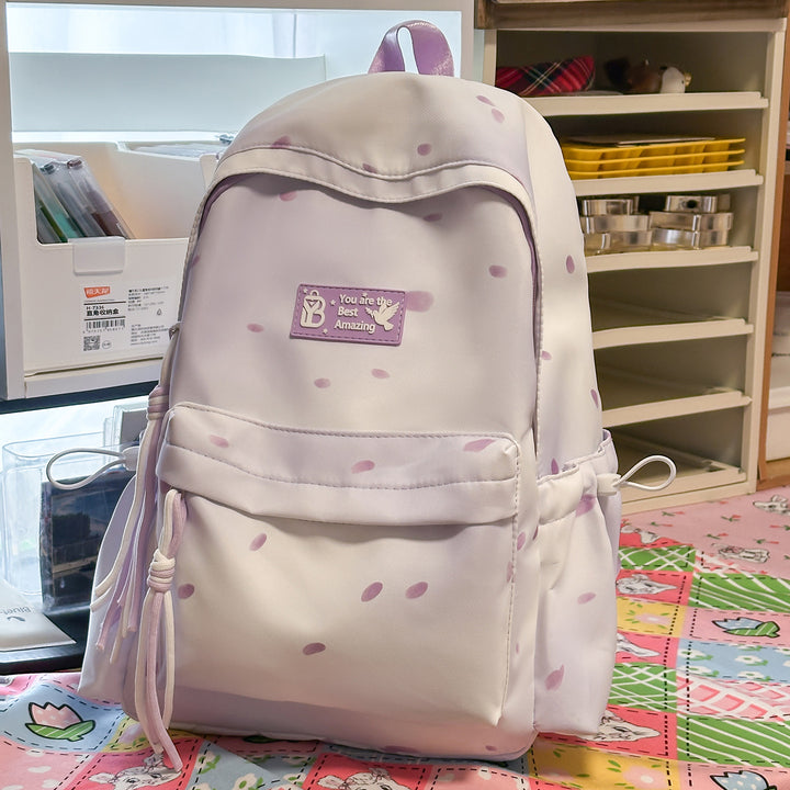 Stylish Polka Dotted Backpack Kalsten