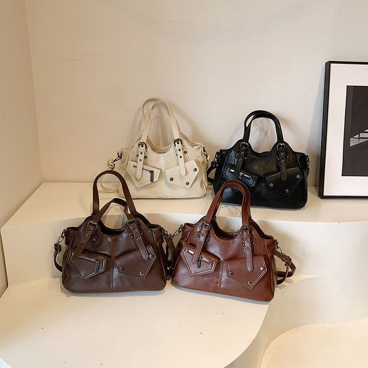 Multi-Pocket Utility Handbag
