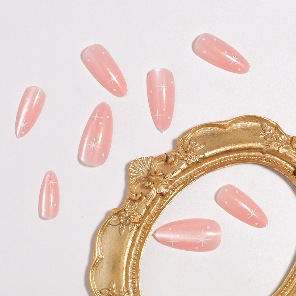 Premium Glittery Long Press-On Nails Kalsten