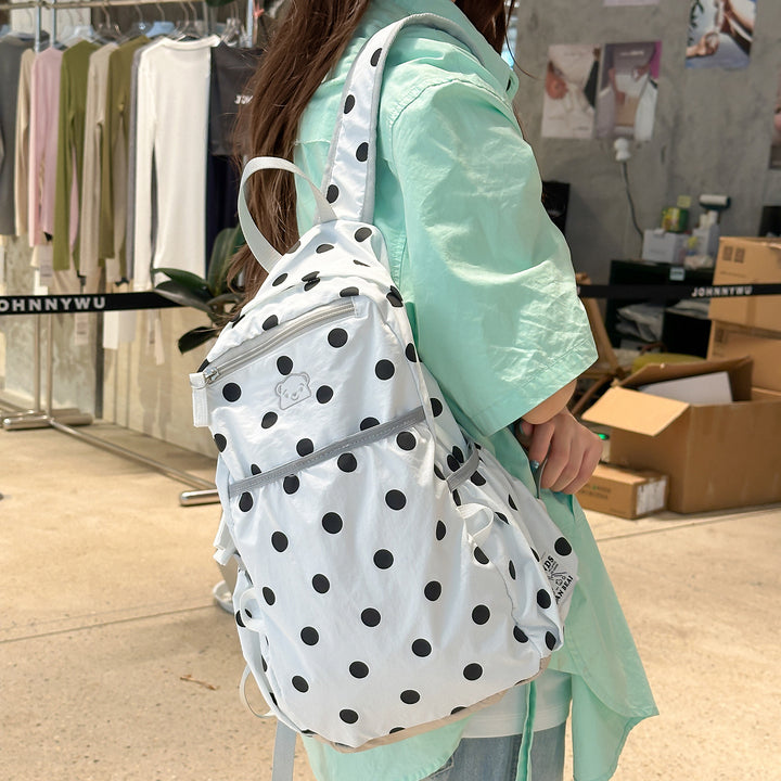 Casual Polka Dot Backpack Kalsten