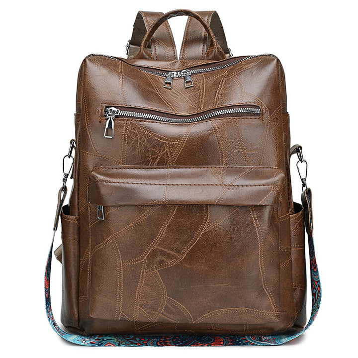 Stylish Leather Backpack Kalsten