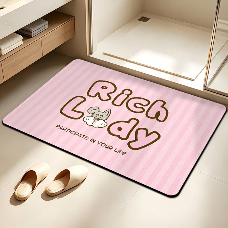 Cute Elephant-Themed Bath Mat