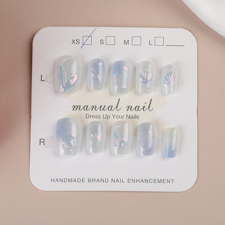 Handmade Decorative Press-On Nail Set Kalsten