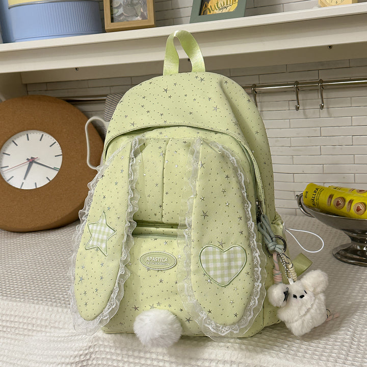 Whimsical Bunny-Ear Design Backpack Kalsten
