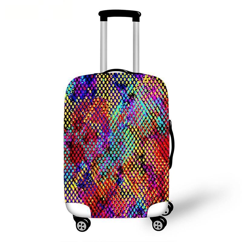 Women's hard shell suitcase with diverse floral design Kalsten