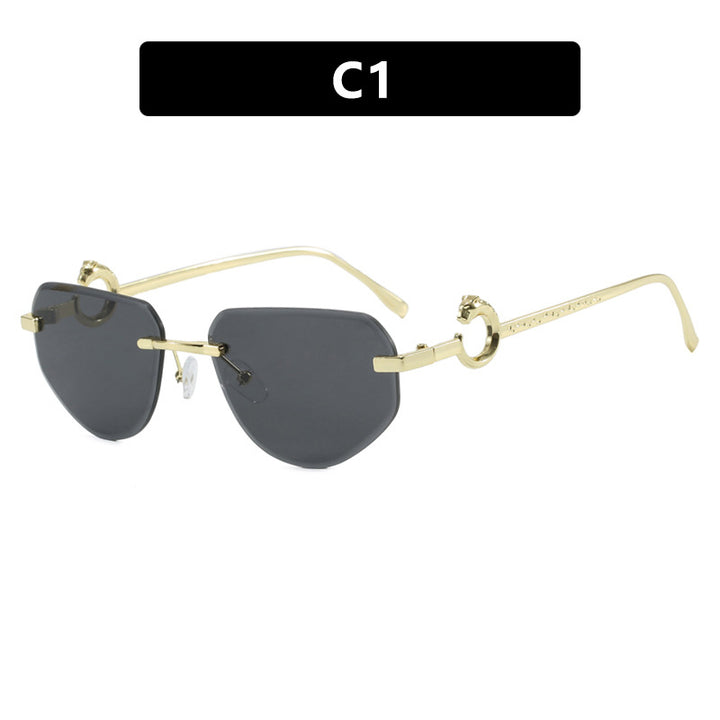 Women's trendy chic sunglasses in modern design with delicate metal frame Kalsten