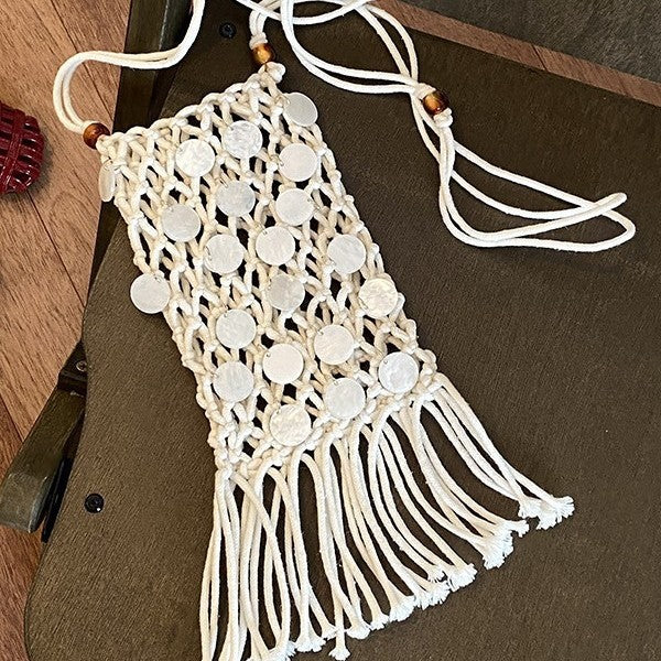 Bohemian Macrame Mini Bag