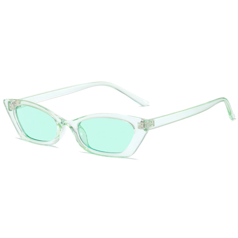 Women's fashionable cat-eye sunglasses with transparent frame Kalsten
