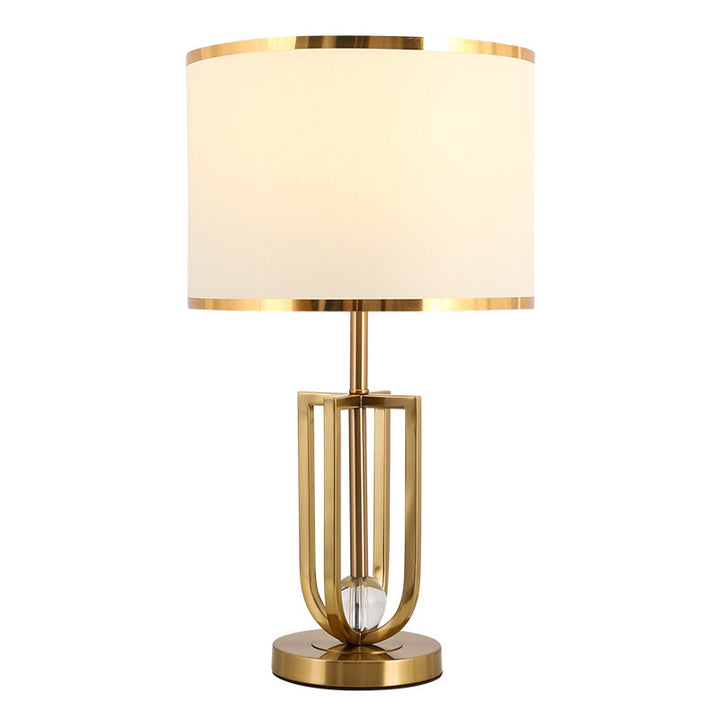 Modern Decorative Table Lamp with Gold Accents